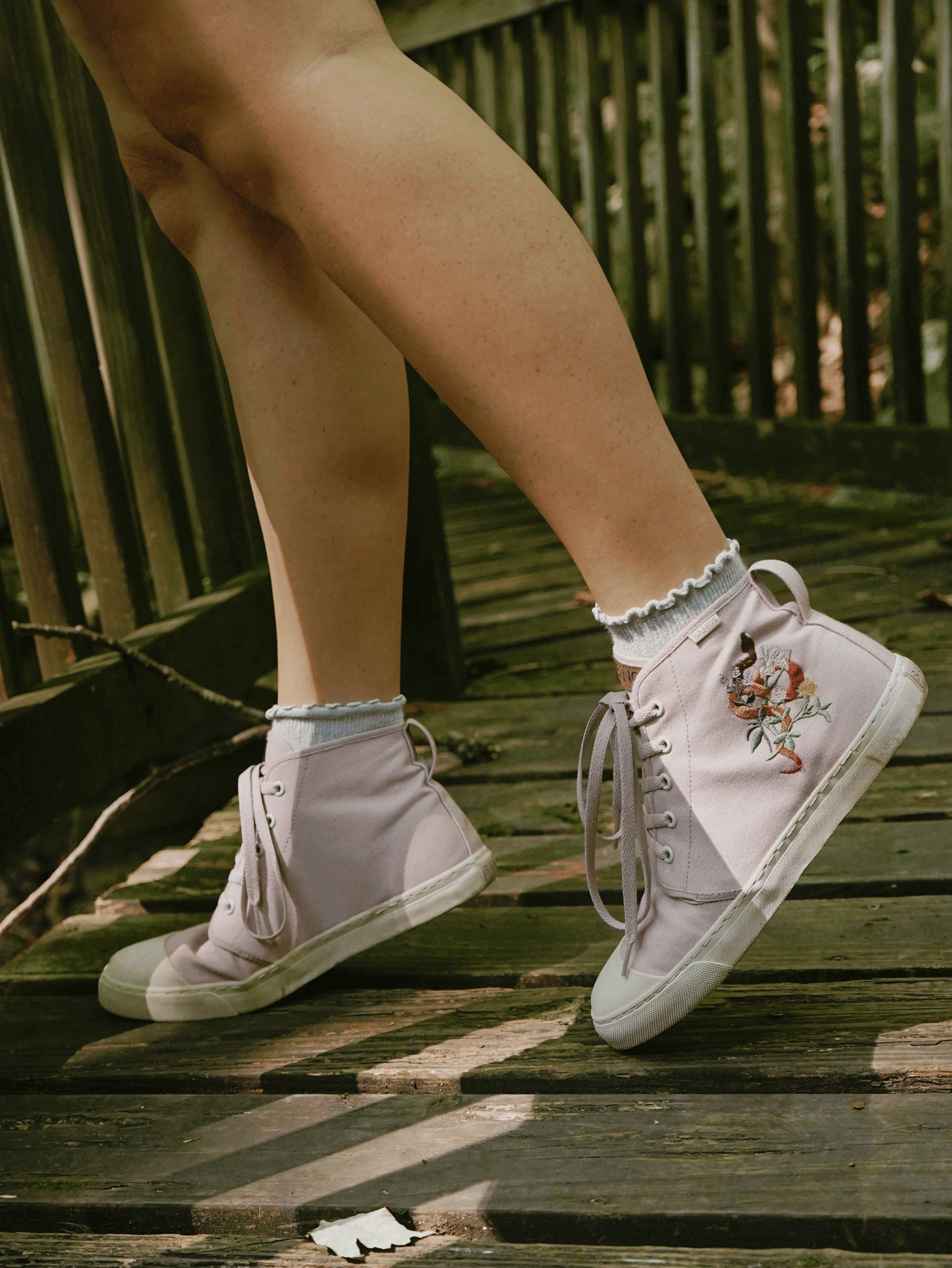 bangs succulent shoes Garden Charmer High Top Mens 5.5 | Womens 7
