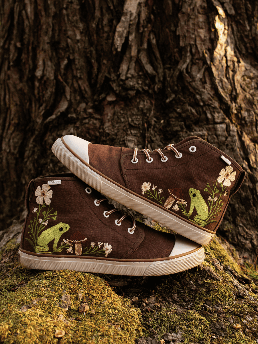 Foraging Frog High Top – BANGS Shoes