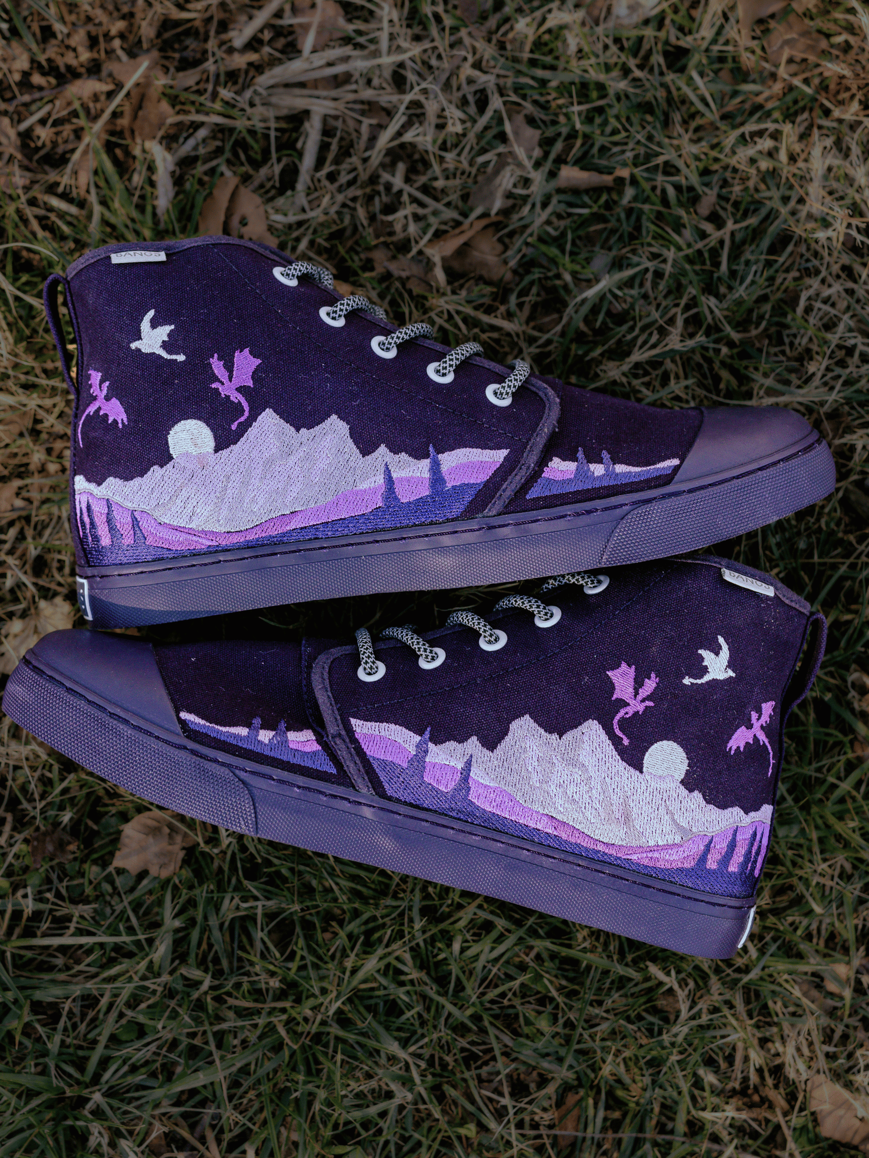 LIVE IN VERSE ～THE BEST～ Mystic Mountain High Top Sneakers | BANGS Shoes