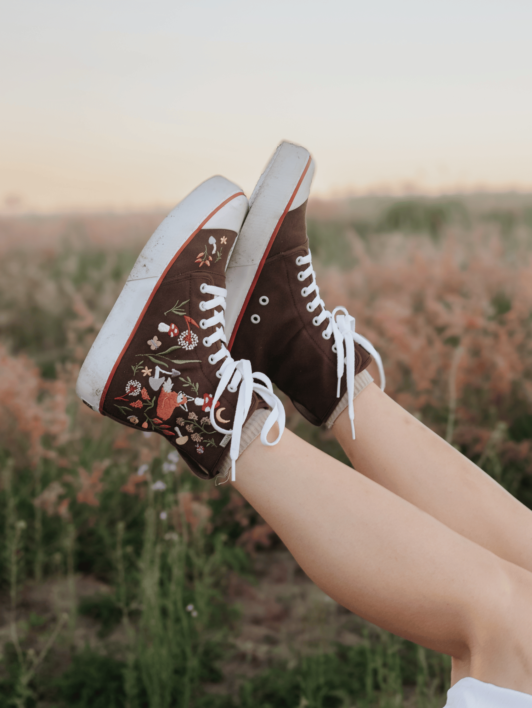 Maple Meadow Platform High Top Sneakers | BANGS Shoes