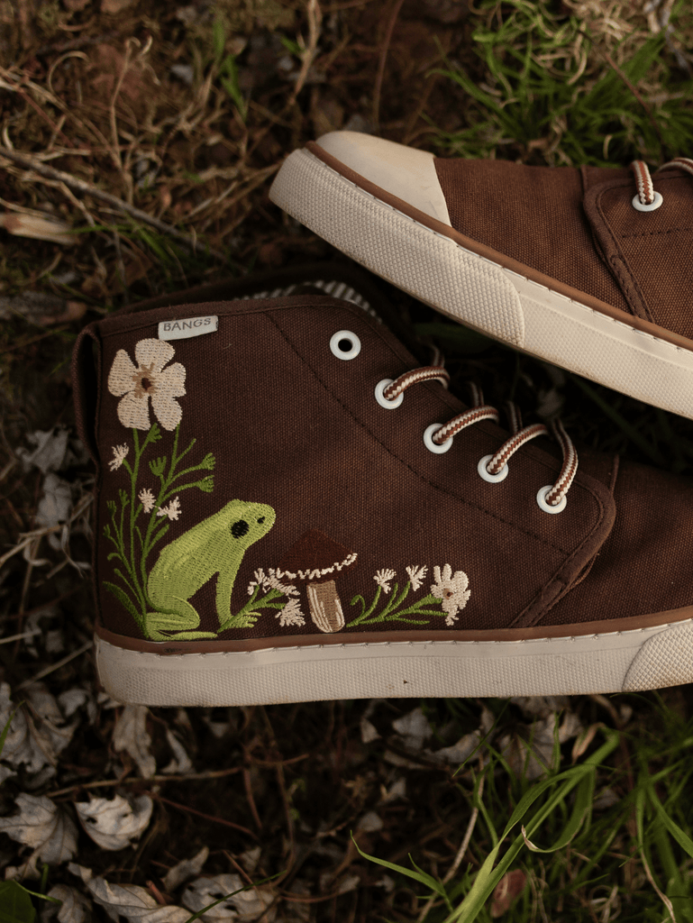Foraging Frog High Top – BANGS Shoes