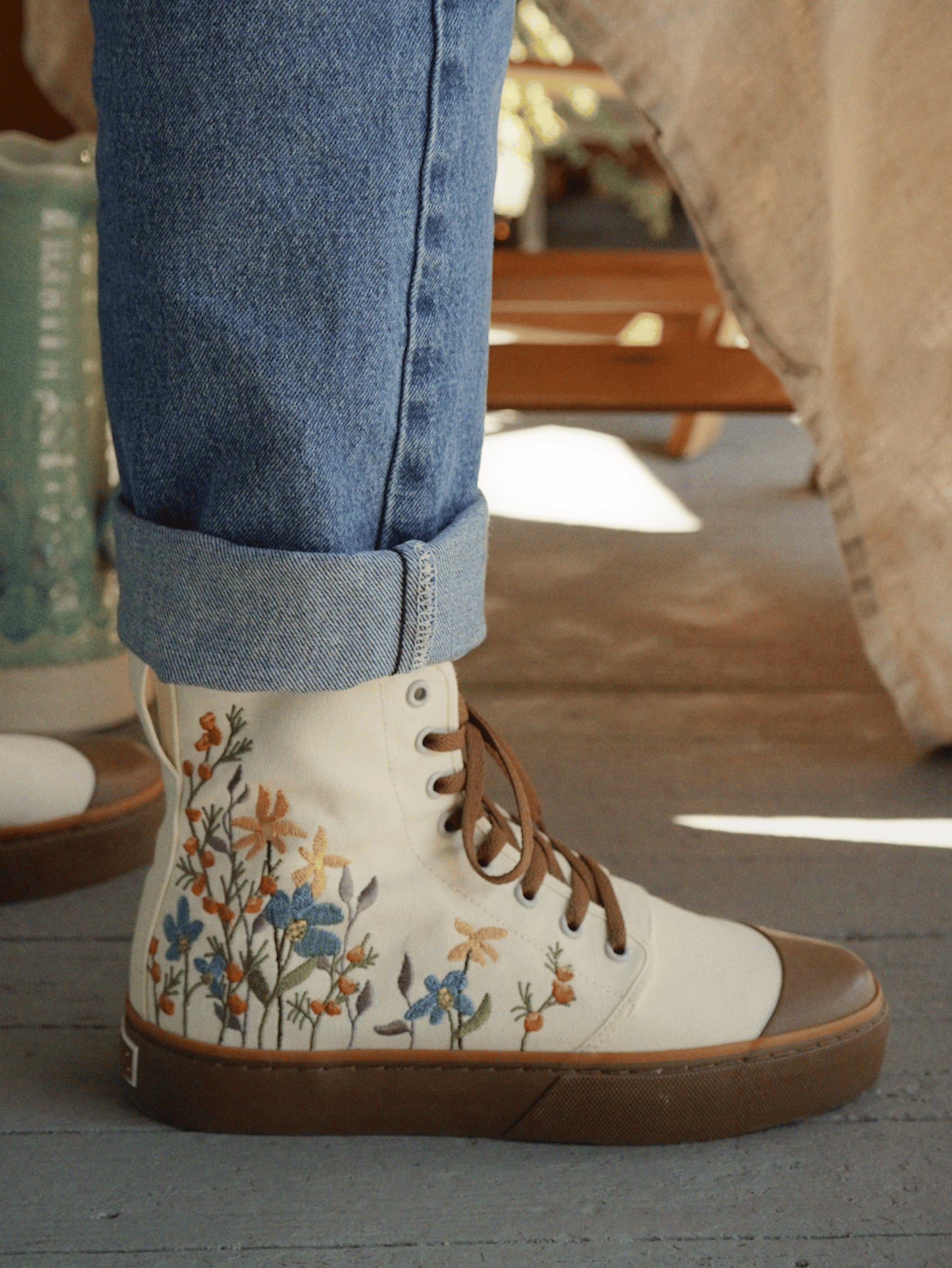 Sunshine Meadow Platform High Top Sneakers BANGS Shoes