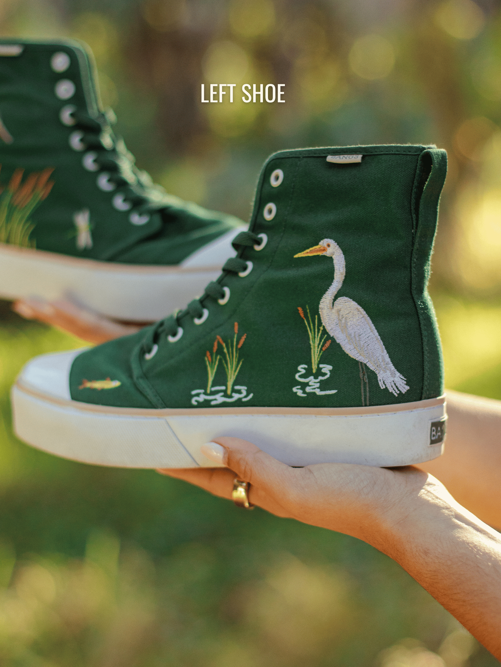 bangs succulent shoes Wetland Greats Platform High Top Mens 5 | Womens 6.5