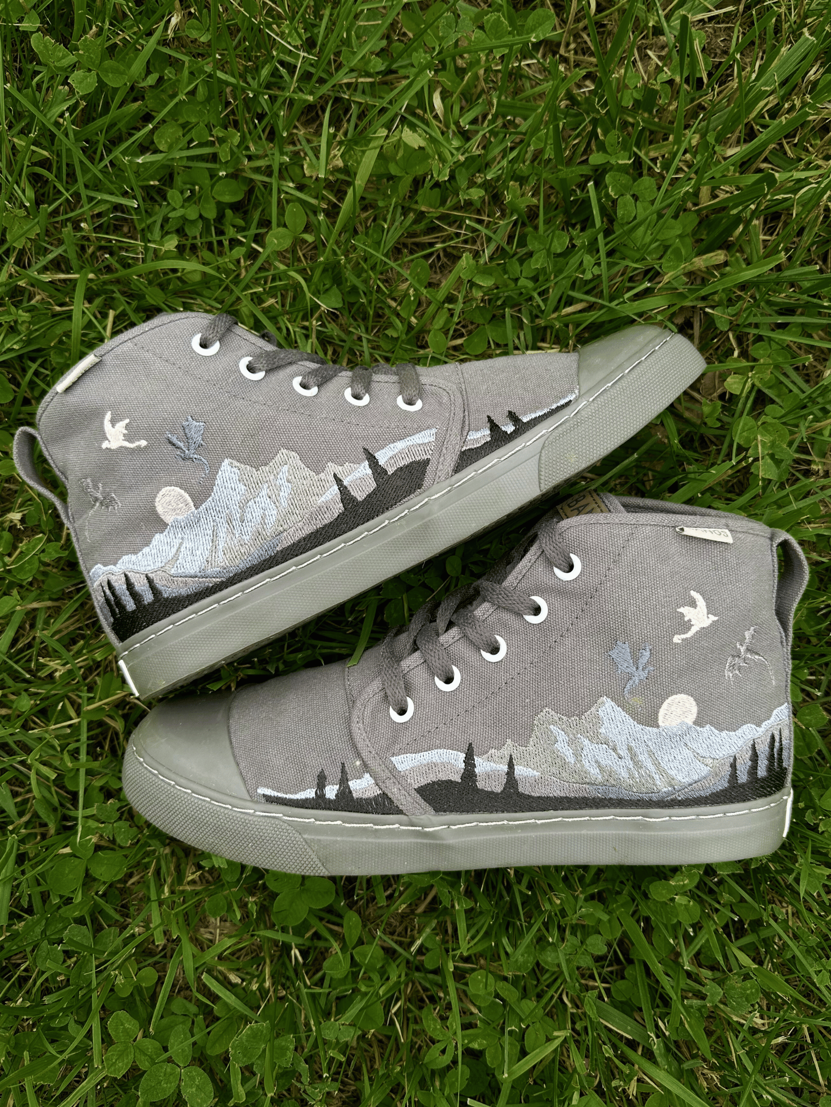 Smoky Mountain High Top Sneakers | BANGS Shoes | Embroidered