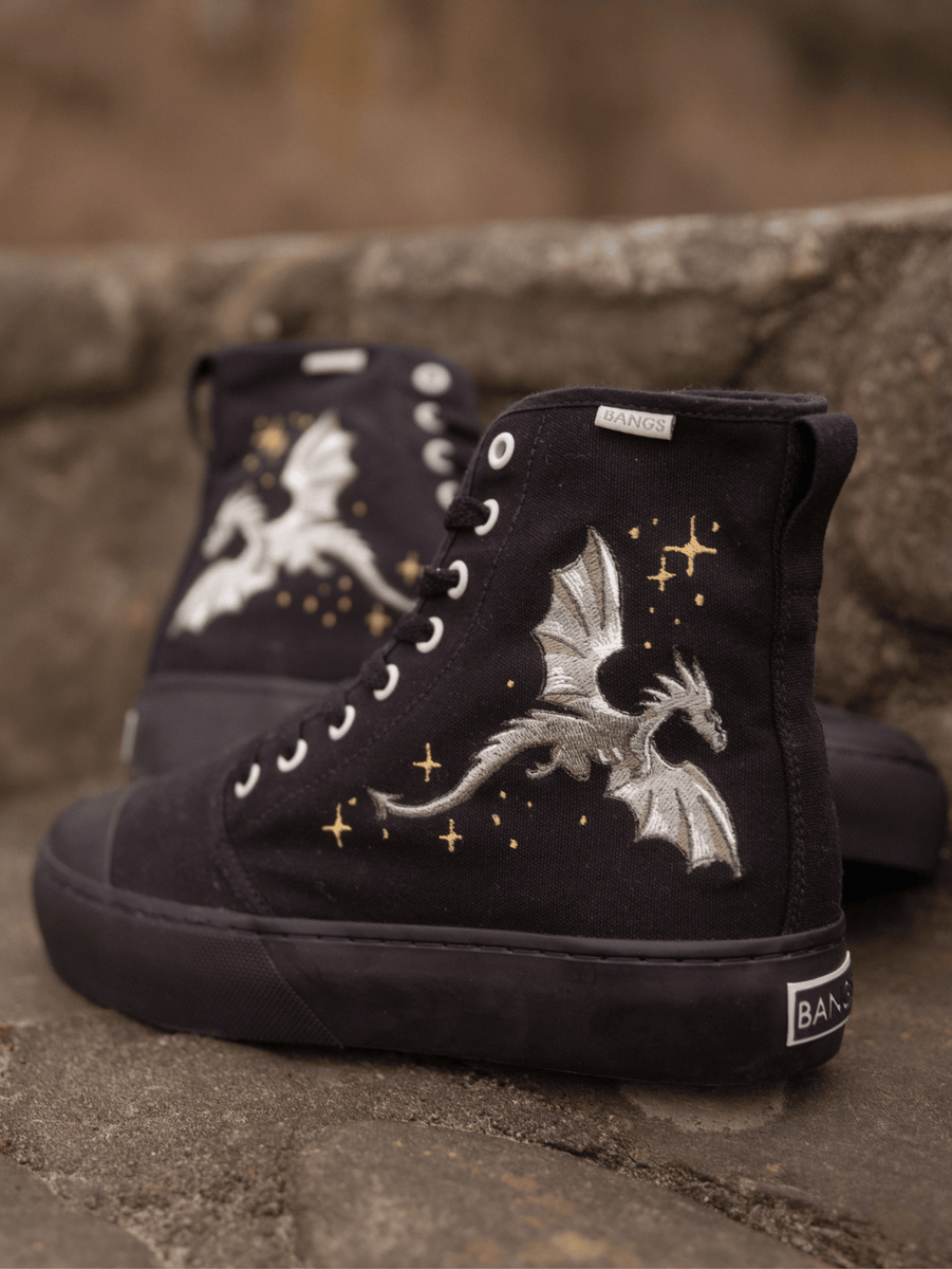 Midnight Magic Platform High Top – BANGS Shoes