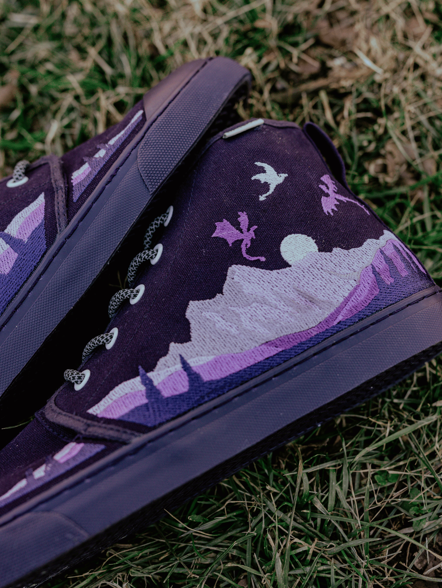 Mystic Mountain High Top Sneakers | BANGS Shoes