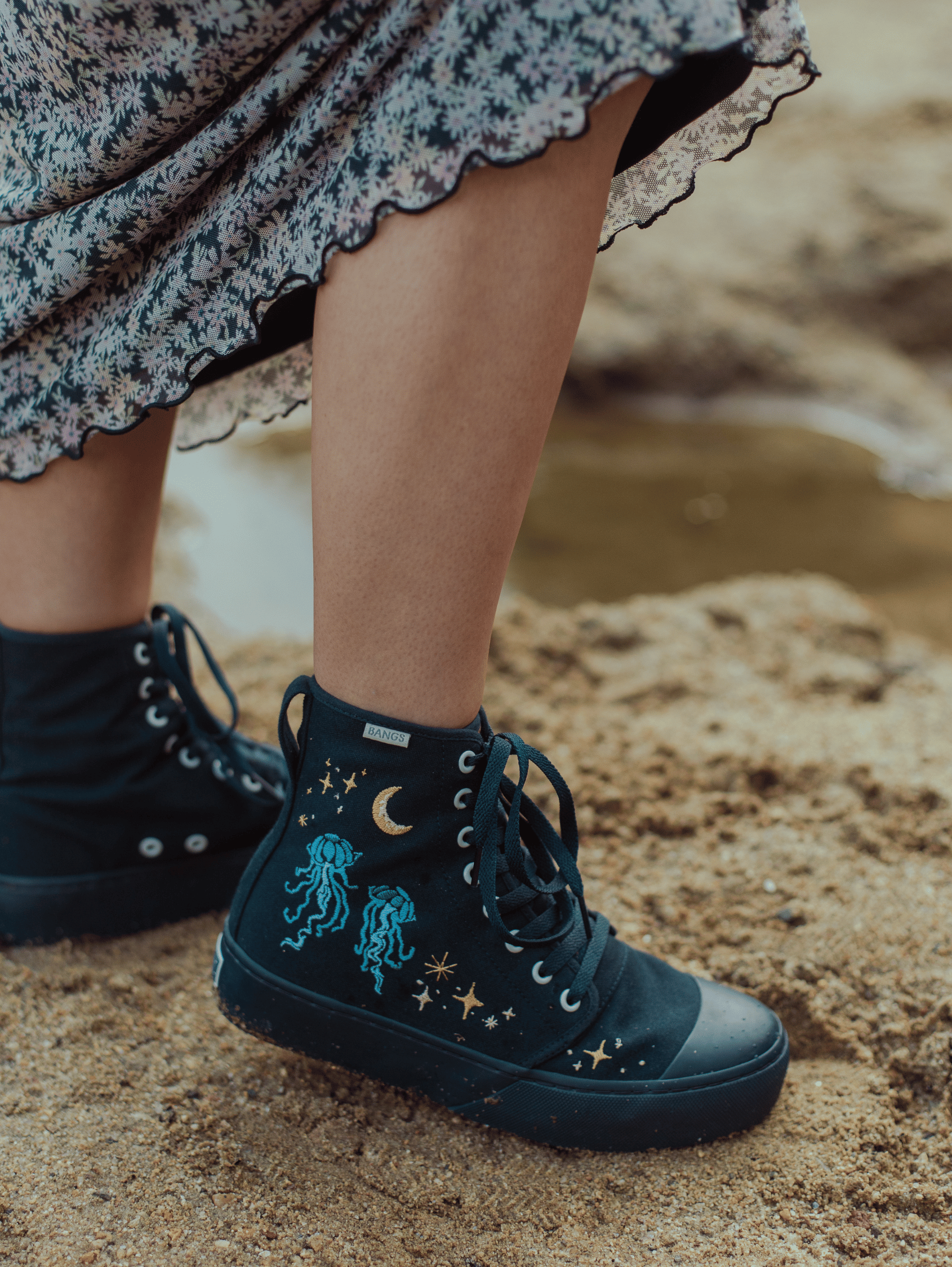 Moonjelly Magic Platform High Top – BANGS Shoes