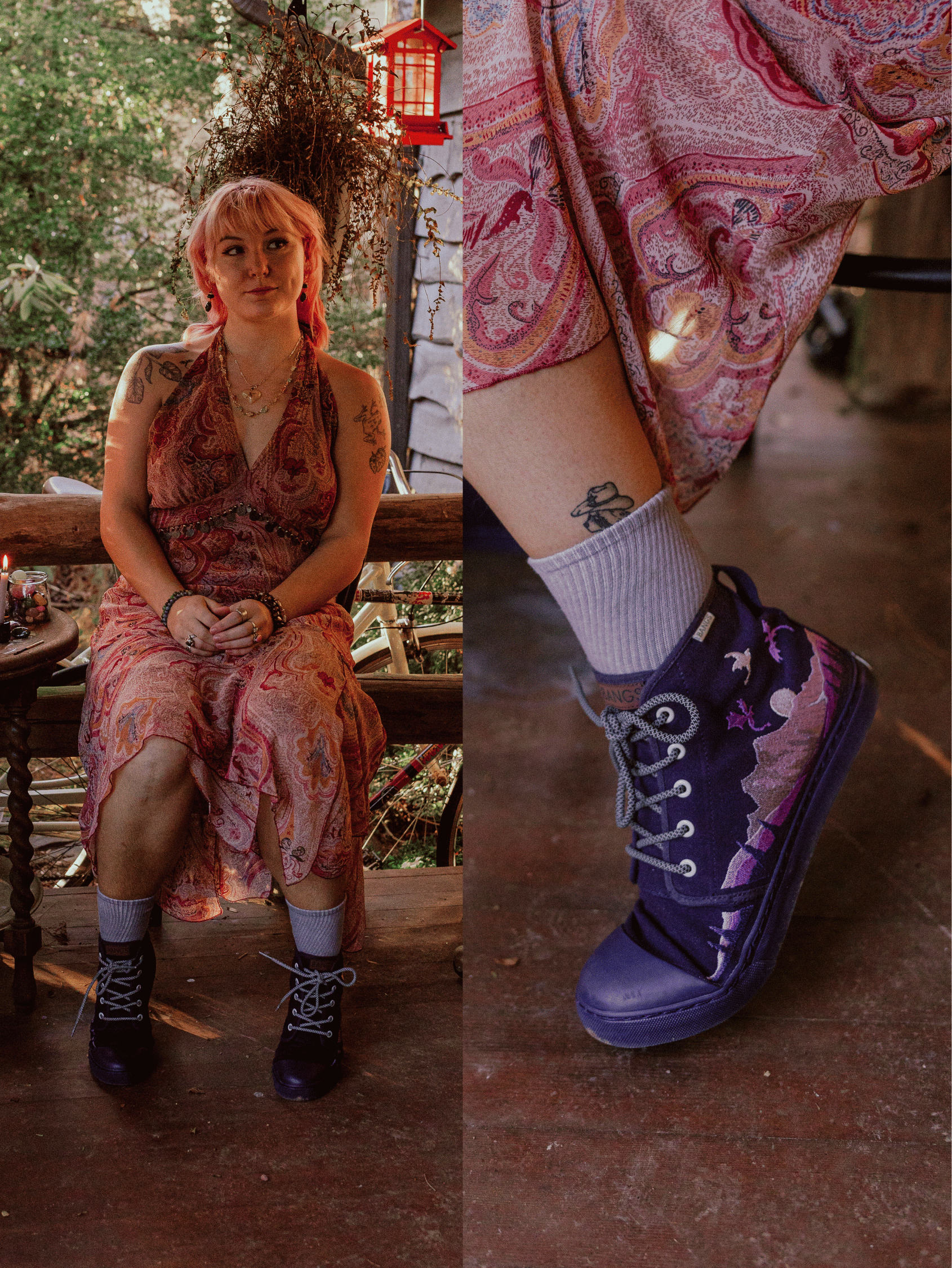 LIVE IN VERSE ～THE BEST～ Mystic Mountain High Top Sneakers | BANGS Shoes