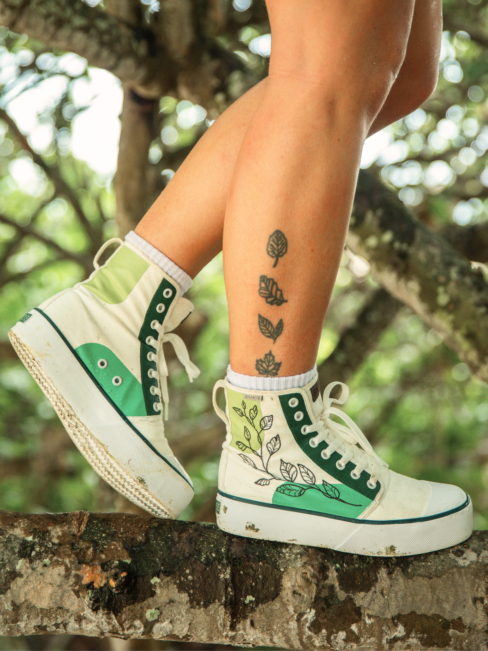 bangs succulent shoes Grow As You Go Platform High Top Mens 13 | Womens 14.5