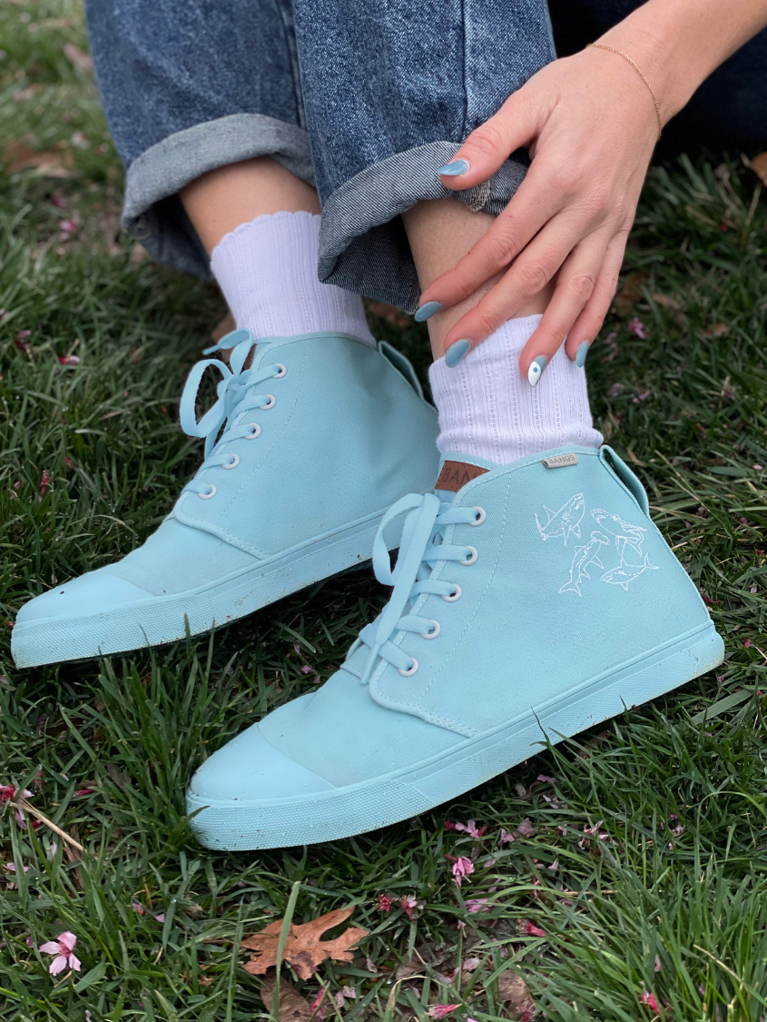 Sea Sky High Top Sneaker | BANGS Shoes