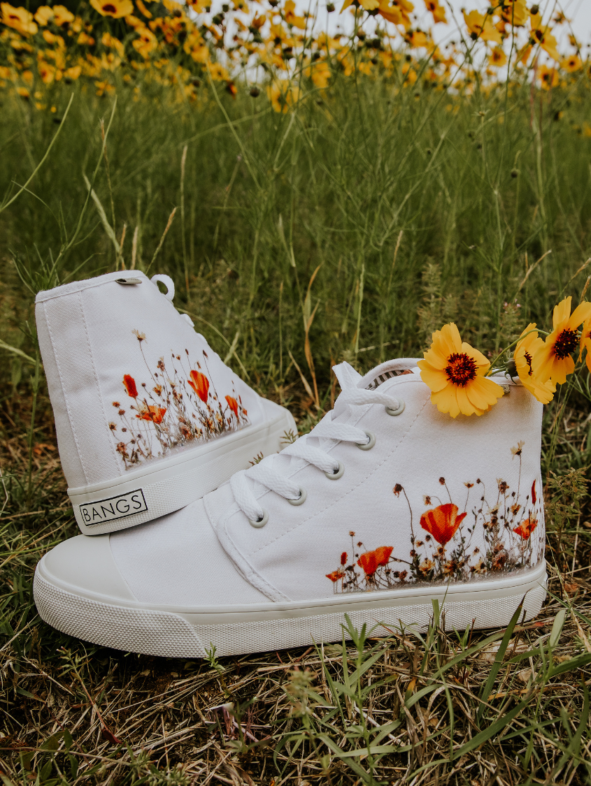 Floral shoes best sale