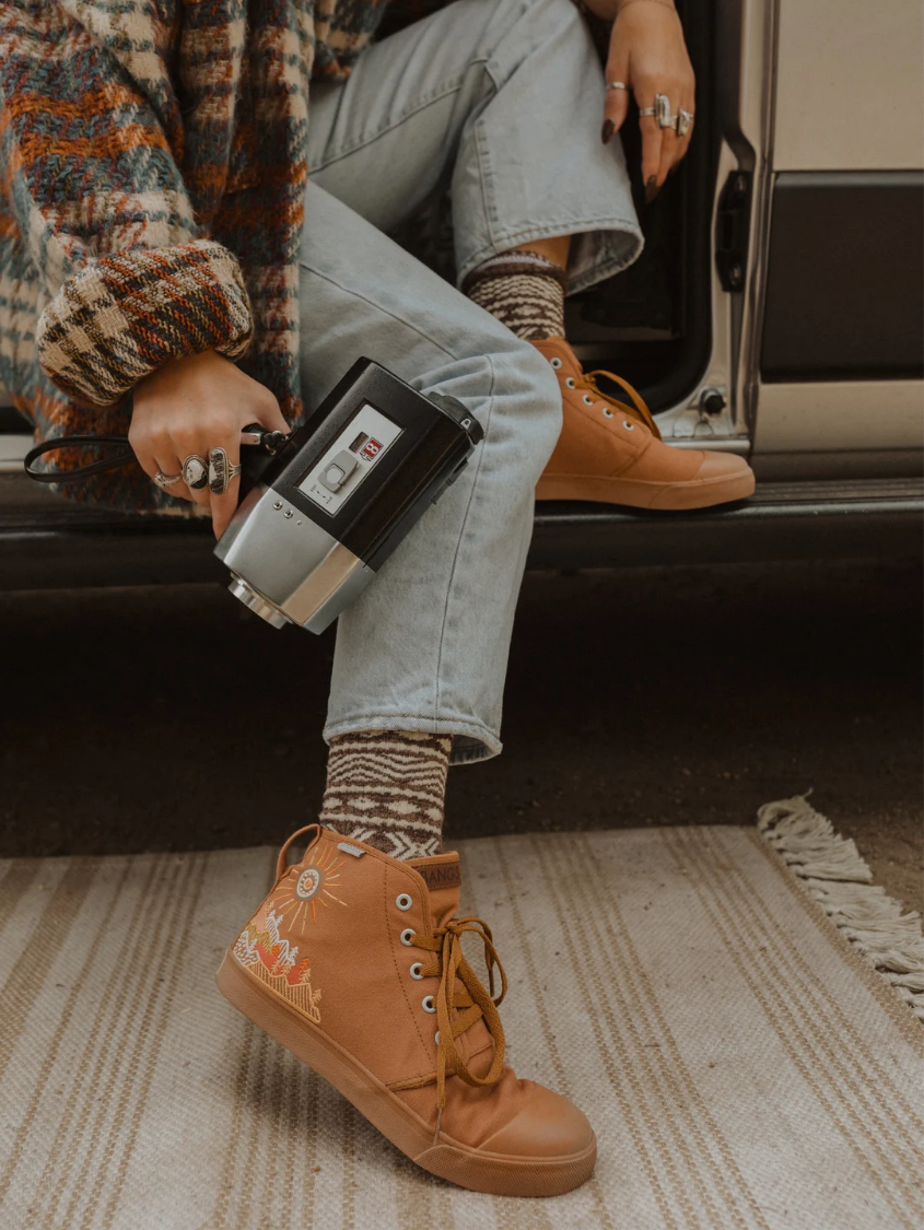 Sunrise Mountain High Top Sneakers | BANGS Shoes