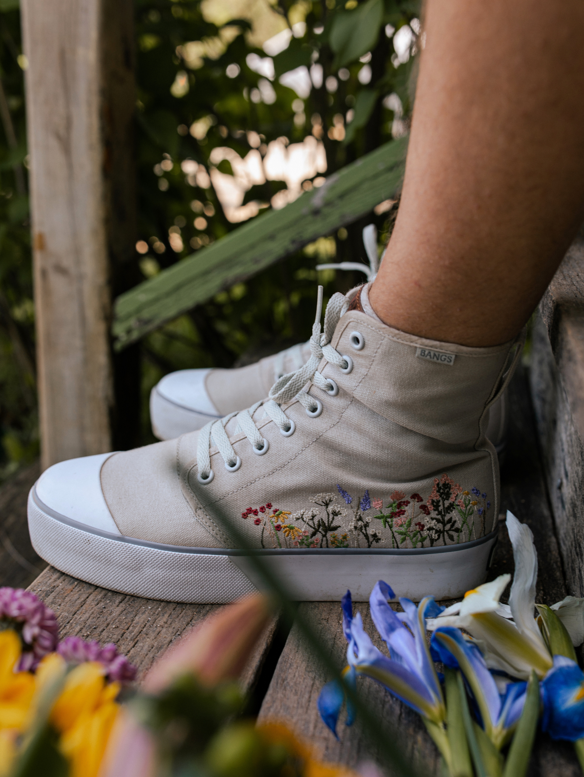 Wildflower Wanderer Platform High Top Sneakers | BANGS Shoes