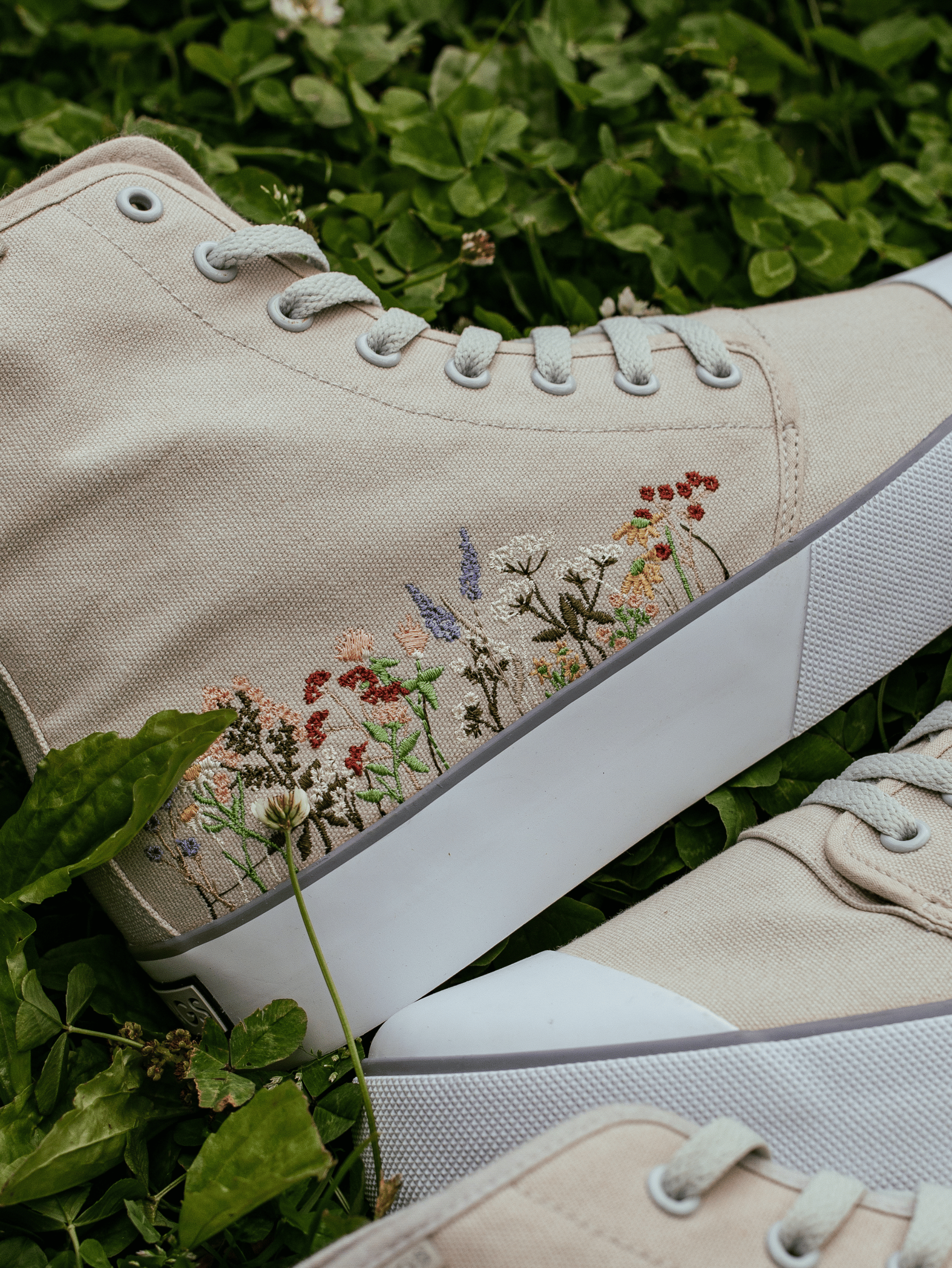 Wildflower Wanderer Platform High Top Sneakers | BANGS Shoes